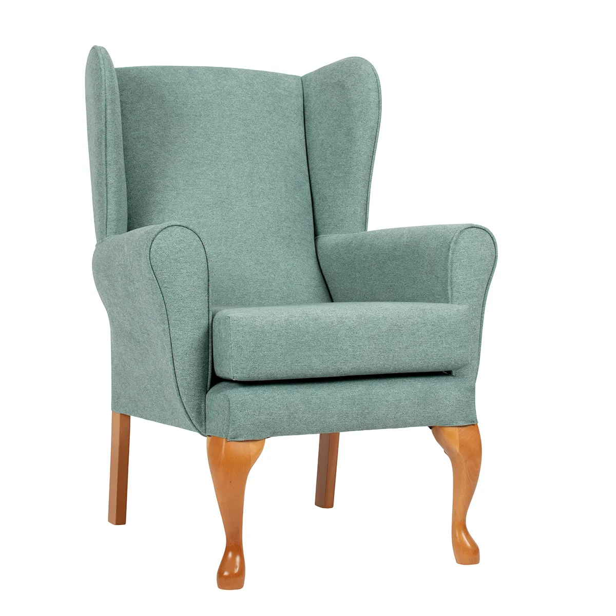 Queen Anne Fireside Chair Mineral Green.jpg